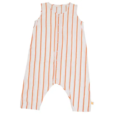 Sparkedragt (Hvid, Orange) fra Tinycottons