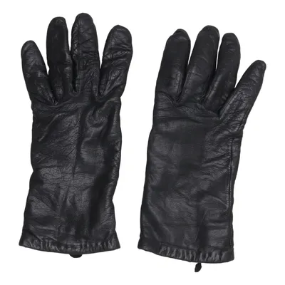 Leather gloves (Black) from Ellegant