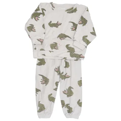 Loungewear (Beige, Grøn) fra Konges Sløjd Økologisk bomuld