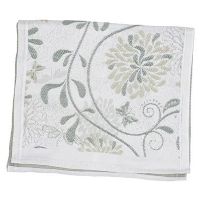 Chemin de table (Vert, Blanc) de Ekelund Coton
