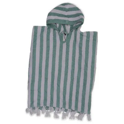 Badcape (Grön, Vit) från Vertbaudet Bomull