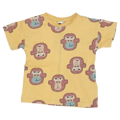 T-shirt (Yellow, Multicolored) from Lindex Kids Cotton