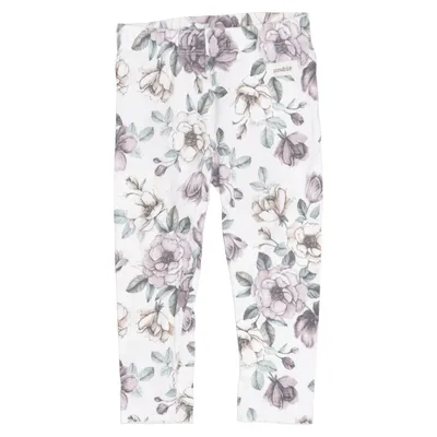 Legging (Blanc, Violet, Vert) de Newbie by KappAhl Élasthane, Coton biologique