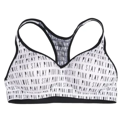 Sports bra (Yoga Push-Up) from Pink Victoria's Secret Elastane, Polyamide