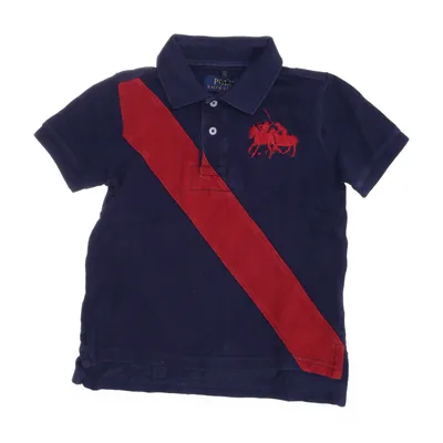 Poloshirt (Blauw, Rood) van Polo Ralph Lauren Katoen