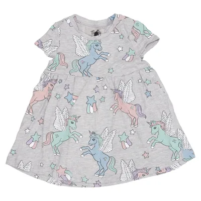 Dress (Gray, Multicolored) from Sweetie Cotton, Viscose
