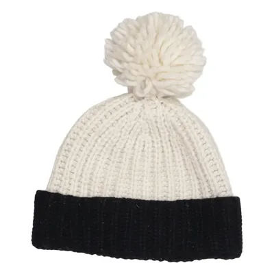Bonnet à pompon (Beige, Noir) de Hackett London Laine