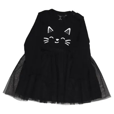 Kjole (Sort) fra MyWear Baby Bomuld, Elastan, Polyester