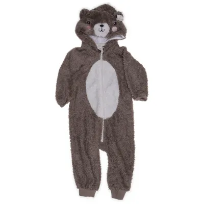 Onesie (Brown, White) from H&M Cotton, Polyester