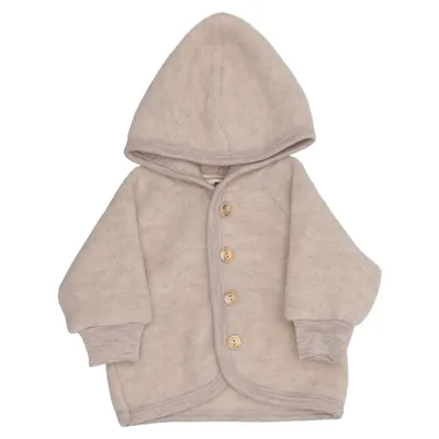 Jacka (Hooded Jacket With Wooden Buttons) från Engel Ull