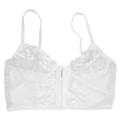 Bustier (Wit) van NLY Lingerie Elastaan, Polyamide