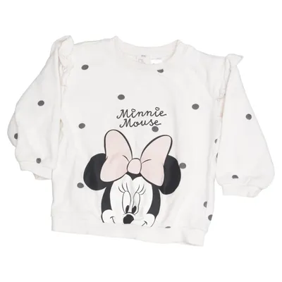 Sweatshirt (Wit, Meerkleurig) van H&M Kids x Disney Katoen, Elastaan, Polyester