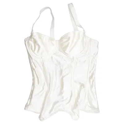 Bustier (Hvid) fra Miss Mary of Sweden Elastan, Polyamid, Polyester