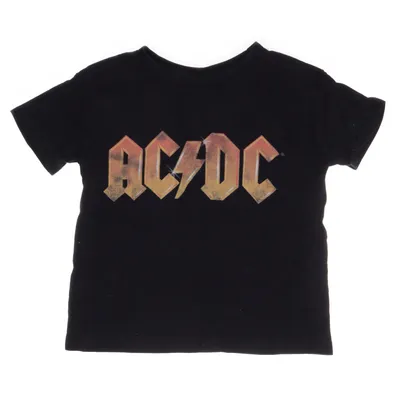 T-shirt (Svart) från ACDC Bomull, Elastan