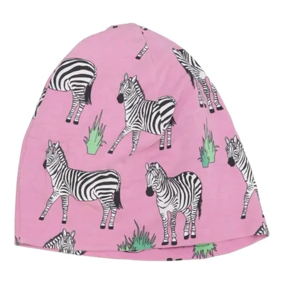 Beanie (Pink, Multicolored) from Villervalla Elastane, Organic cotton