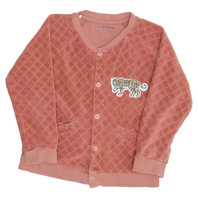 Cardigan (Pink) fra The Striped Cat Økologisk bomuld, Polyester