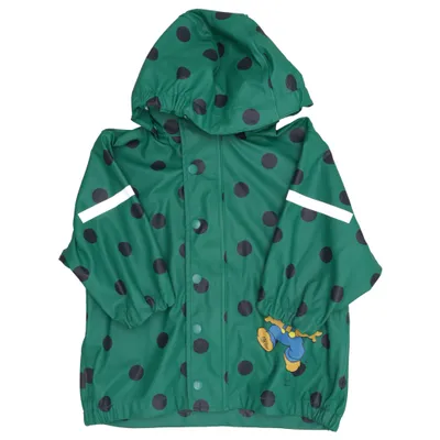 Regnjakke (Grøn, Sort) fra Bamse by Lindex Polyurethan