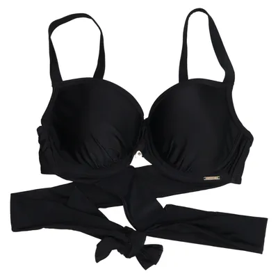 Bikini top (Zwart) van Sapph Elastaan, Polyamide