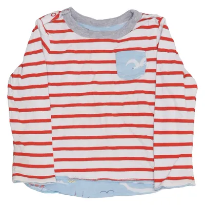 Long sleeve T-shirt (Red, White, Blue) from Baby Boden Cotton