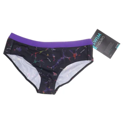 Bikini broekje (Zwart, Meerkleurig) van Orca Polyester