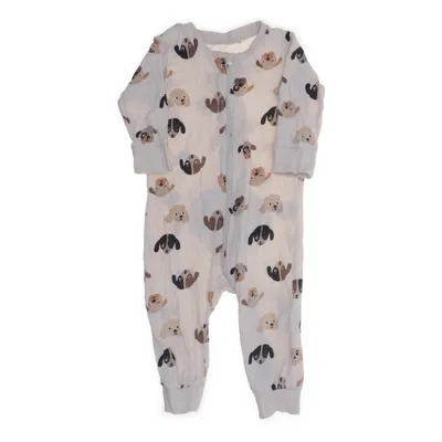 Sparkdräkt (Beige, Flerfärgad) från Lindex Baby Bomull