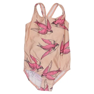 Badedragt (Beige, Pink) fra Mini Rodini Elastan