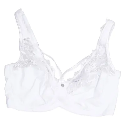 Bra (White) from Wäschepur Elastane, Polyamide, Polyester