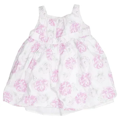 Robe (Blanc, Rose, Vert) de Savannah Coton, Polyester