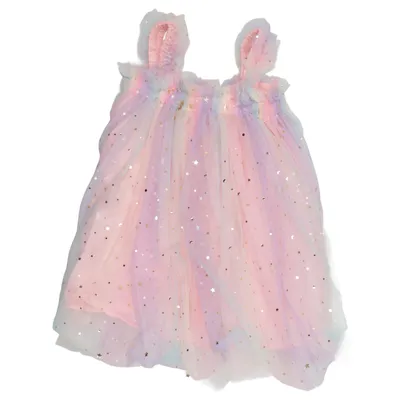 Klänning (Rosa, Blå, Flerfärgad) från NNJXD Bomull, Polyester