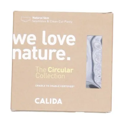 Slip (Blauw, Wit) van Calida Elastaan, Tencel