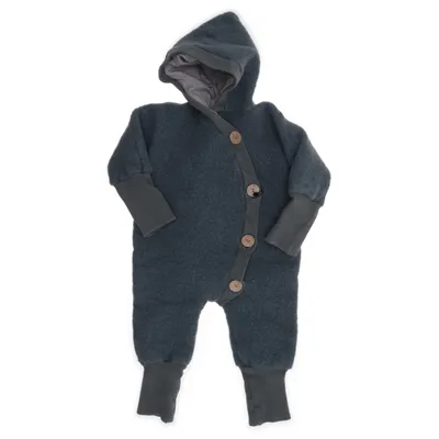 Sparkdräkt (Grön) från Petit Cochon Elastan, Ekologisk bomull, Ull