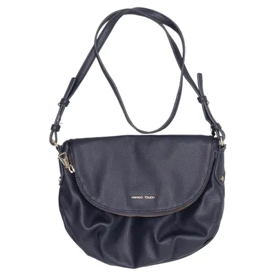 Skuldertaske (Blå) fra Mango Touch Polyester, Polyurethan