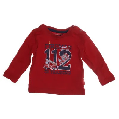 T-shirt à manches longues (Rouge) de Salt and Pepper Coton