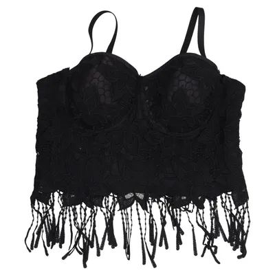 Bustier (Black) from Cherry Koko Cotton, Elastane, Polyamide