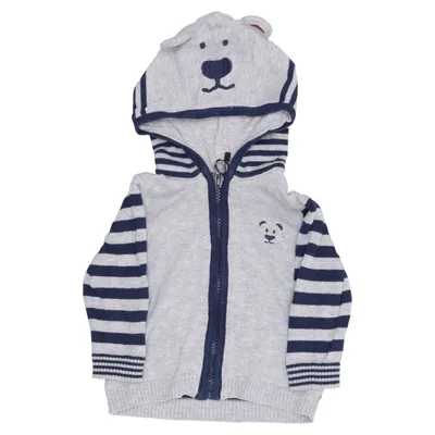 Hoodie (Gray, Blue) from Early Days Cotton