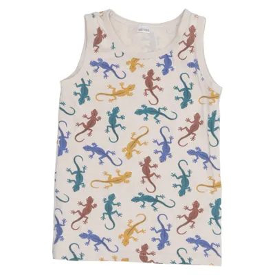 Tanktop (Beige, Meerkleurig) van Zeeman Katoen, Elastaan