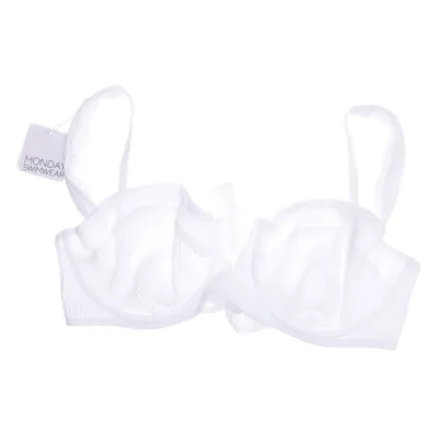 Bikiniöverdel (Vit) från Monday Swimwear Elastan, Återvunnen polyester