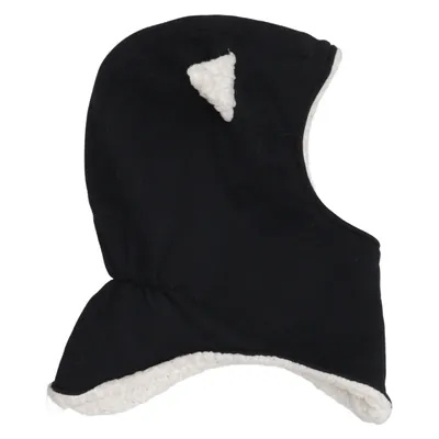 Cagoule (Noir, Blanc) de Little People Coton, Élasthane, Polyester