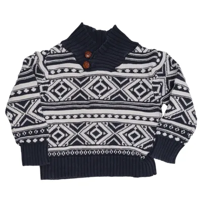 Sweater (Blue, White) from Pusblu Cotton