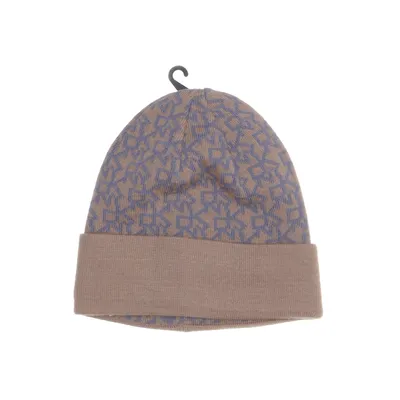 Beanie (Beige, Blue) from DKNY Acrylic