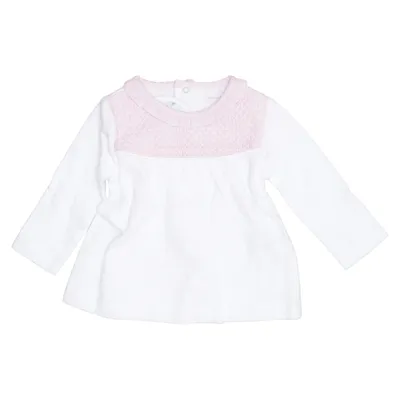 Top (Wit, Roze) van Laranjinha Katoen