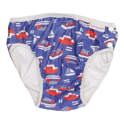 Badblöja (Blå, Röd, Vit) från Imse Vimse Elastan, Polyester, Polyuretan
