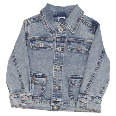 Denim jacket (Blue) from Black & Blue Cotton, Elastane, Polyester