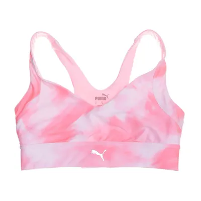 Sports bra (Pink, Multicolored) from Puma Elastane, Polyester