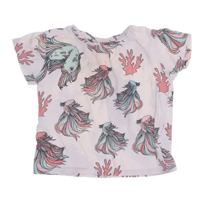 T-shirt (Beige, Flerfärgad) från Tao and Friends Ekologisk bomull