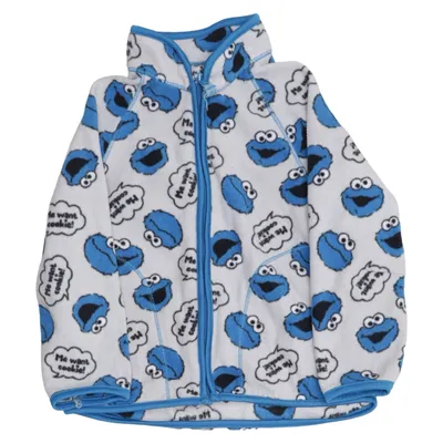 Fleece jas (Grijs, Blauw, Meerkleurig) van Sesame Street x H&M Polyester