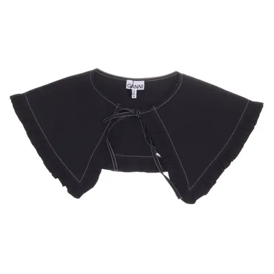 Shirt collar (Black) from Ganni Organic cotton