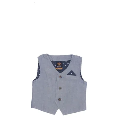 Gilet de costume (Bleu) de Dolce Vita Coton