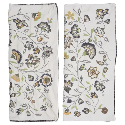 Housse de coussin (Alvine Löv) de IKEA Coton, Plume