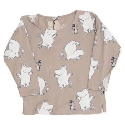 Long sleeve T-shirt (Beige) from Moomin by Lindex Cotton